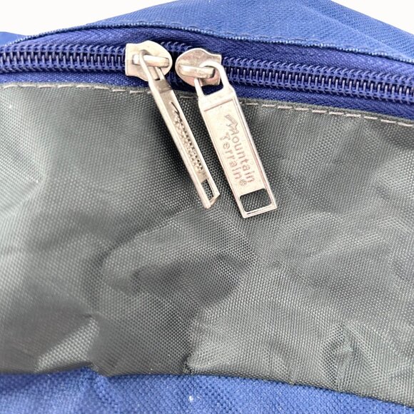 Climb Mtn Terrain Off Limit 68 Blue Orange Backpck Multi Pkts Hike Travel School - Picture 4 of 10